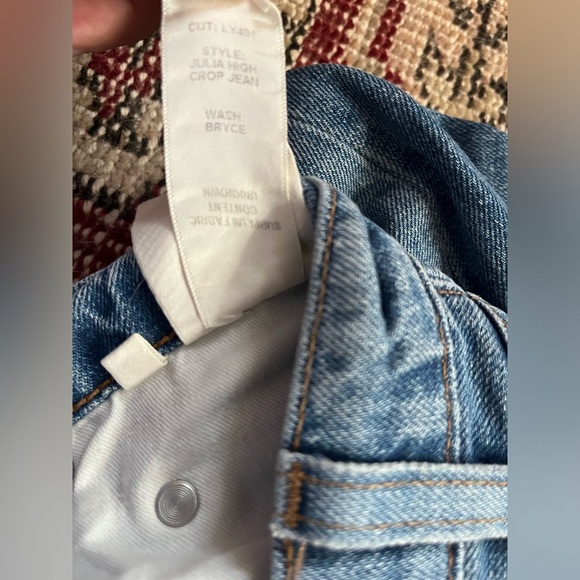 Reformation Julia High Crop Jeans - Picture 6 of 7